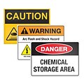 Avery Surface Safe Laser/Inkjet Label Safety Signs, 5 x 7, White, 2 Labels/Sheet, 15 Sheets/Pack (