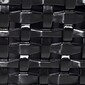 Advantus Plastic Weave Bin, Black, 4.63"H x 10-1/2"W x 14"D