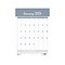 2024 House of Doolittle Bar Harbor 12 x 17 Monthly Wall Calendar, Wedgwood Blue/Gray (332-24)