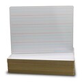 Flipside Ruled Double-Sided Dry-Erase Whiteboard, 9 x 12, 24/Pack (FLP12034)