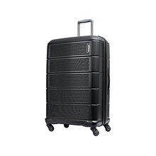American Tourister Stratum 2.0 32.5 Plastic 4-Wheel Spinner Hardside Luggage, Jet Black (142350-146