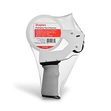 Staples® Comfort Grip Tape Dispenser with Packing Tape, 1.88 x 54.6 Yds (ST-A26-PG)