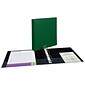 Avery 1 1/2" 3-Ring Non-View Binders, Slant Ring, Green (27353)