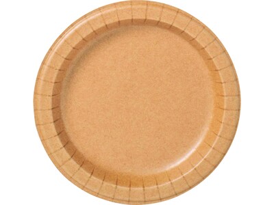 Dixie ecosmart 8.5"Dia. Paper Plate, Brown, 125 Plates/Pack (RFP9WS)
