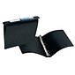 Avery Flexible Hanging 1" 3-Ring Hanging Binder, Black (14801)