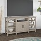 Bush Furniture Key West Console TV Stand, Screens up to 70", Washed Gray (KWV160WG-03)