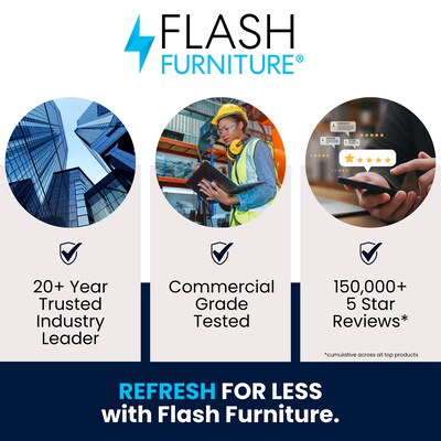 Flash Furniture Elon Folding Table, 31.25" x 31.25", Granite White (DADYCZ80R2BAR)