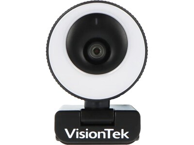 VisionTek HD 1080p Webcam, 2 Megapixels, Black (901442)