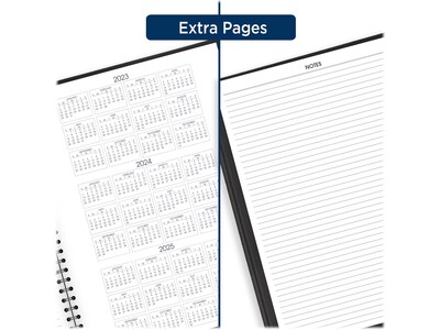 2024 AT-A-GLANCE 8.25" x 11" Weekly Appointment Book, Black (70-950-05-24)