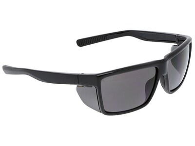 MCR Safety Swagger SR2 Safety Glasses, Anti-Scratch, Wraparound, Gray Lens (SR212)