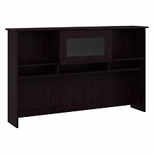 Bush Furniture Cabot 60W Desktop Hutch, Espresso Oak (WC31831)