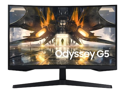 Samsung Odyssey G5 32 Curved LED Monitor, Black  (LS32AG552ENXZA)