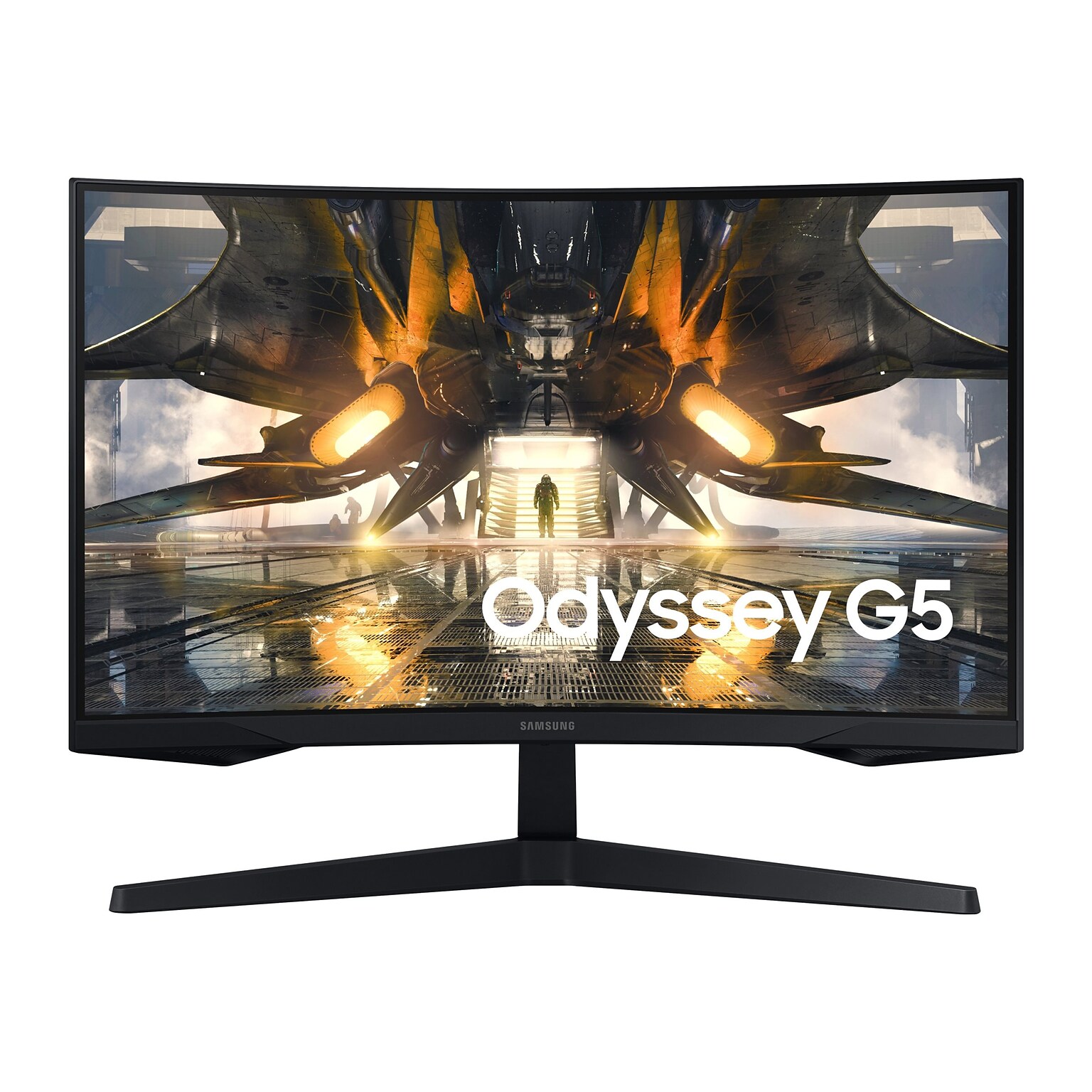 Samsung Odyssey G5 32 Curved LED Monitor, Black  (LS32AG552ENXZA)