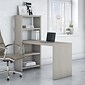 Bush Business Furniture Echo 56"W Bookcase Desk, Gray Sand (KI60207-03)