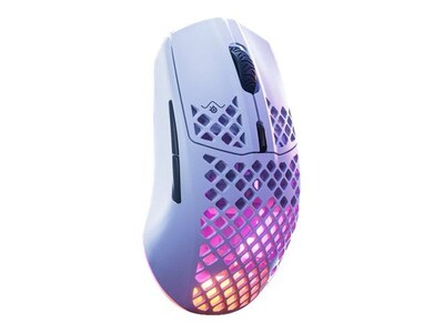 SteelSeries AEROX 3 Optical Gaming Mouse, Snow (62608)