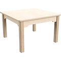 Flash Furniture Bright Beginnings Hercules Square Table, 23.5 x 23.5, Beech (MK-ME088007-GG)