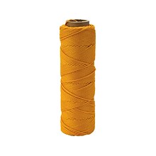 Mutual Industries Nylon Twisted Mason Twine, 0.06 x 1090 ft., Glo Yellow, 4/Pack (14661-138-1090)