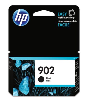 HP 902 Black Standard Yield Ink Cartridge (T6L98AN#140), print up to 300 pages