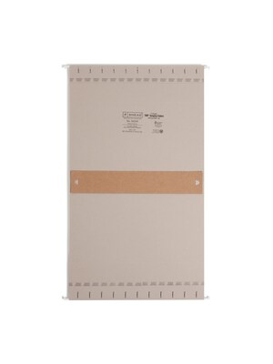 Smead Heavy Duty TUFF Hanging File Folders with Easy Slide™ Tab, 1/3 Cut, Letter Size, Steel Gray, 1