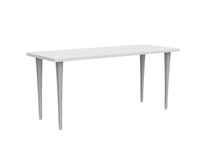 Safco Rumba Training Room Table, 24" x 60", Designer White (RBA6024PGSLDSWT)