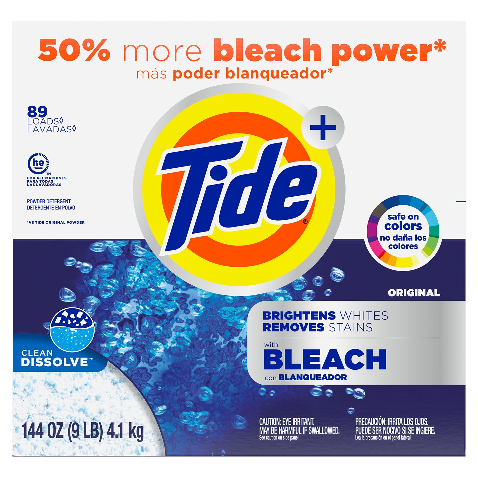 Tide Plus Powder Laundry Detergent, 89 Loads, 144 oz. (84998)