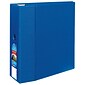 Avery Heavy Duty 5" 3-Ring Non-View Binders with Thumb Notch, One Touch EZD Ring, Blue (79-886)