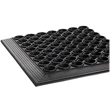 Crown Mats Safewalk-Light Anti-Fatigue Drainage Mat, 36 x 60, Black (WS CT35BK)