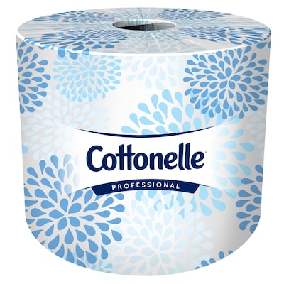 Cottonelle Professional Recycled Toilet Paper, 2-ply, White, 451 Sheets/Roll, 20 Rolls/Case (13135)