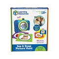 Learning Resources See & Snap Picture Hunt, Assorted Colors, 46 Pieces/Set (LER3062)