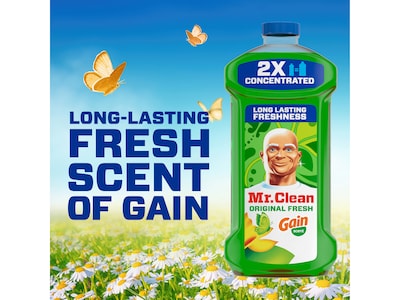 Mr. Clean Multi-Surface Cleaner, Gain Original Fresh Scent, 64 Fl. Oz. (10724)