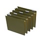 Quill Brand® Box Bottom Hanging File Folders, 3" Expansion, Letter Size, Dark Green, 25/Box (730052)