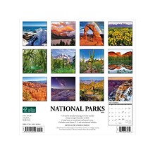 2024 Willow Creek National Parks 12 x 12 Monthly Wall Calendar (34590)