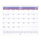 2024-2025 AT-A-GLANCE 15" x 12" Academic Monthly Wall Calendar, Purple/Red (AY8-28-25)