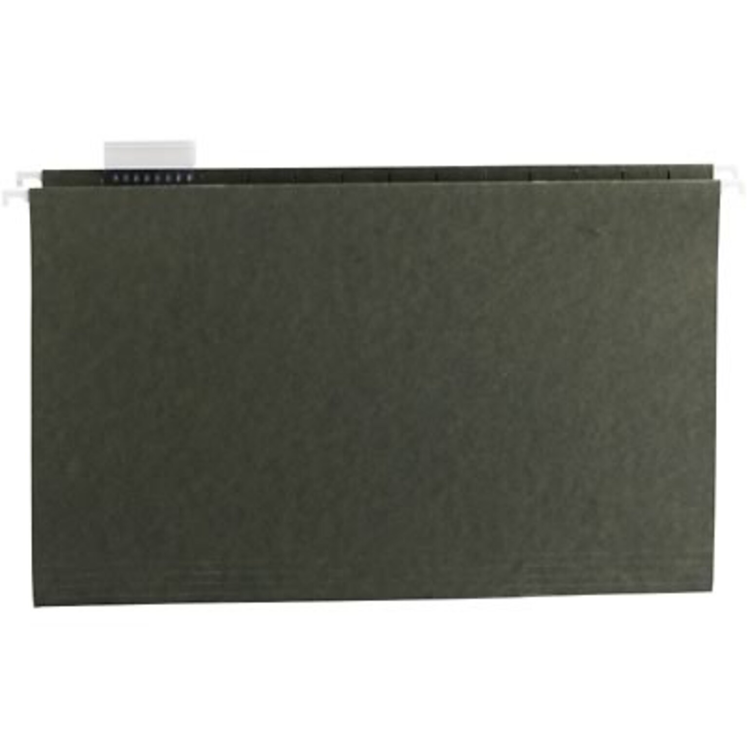 Quill Brand®  100% Recycled Hanging File Folders, 1/5-Cut, Legal Size, Green, 50/Box (745315)