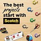 Scotch Magic Invisible Tape Refill, 1/2" x 72 yds., 2 Rolls/Pack (810-2P12-72)