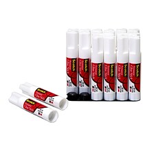 Scotch® Permanent White Glue Sticks, 0.28 oz, 18/Pack (MMM600818)
