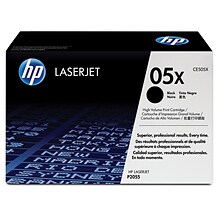 HP 05X Black High Yield Toner Cartridge (CE505X), print up to 6500 pages