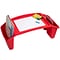 Mind Reader 10.75 x 22.25 Plastic Kids Lap Desk Activity Tray, Red (KIDLAP-RED)