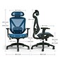 Staples® FlexFit Dexley Ergonomic Mesh Swivel Task Chair, Blue (UN59375)