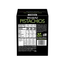 Wonderful Pistachios Variety Pack, No Shells, 0.75 oz., 24 Bags/Box (070146A29V)