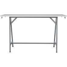 Safco Spark Teaming Table, 20 x 72, Fashion Gray (SPK7220SLFNGY)