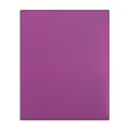 Staples® 2-Pocket Portfolio with Fastener, Purple (55479)