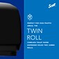 Kimberly-Clark In-Sight Coreless JRT Twin Jumbo Roll Tissue Dispenser, Smoke/Gray, 11"(H) x 20"(W)