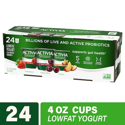 Activia Probiotic Variety Yogurt, 24/Pack (902-00477)