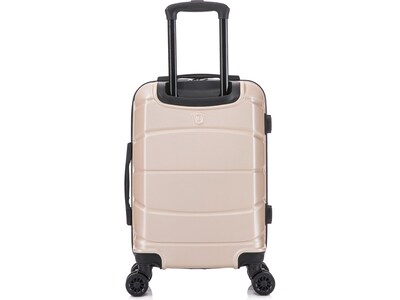 DUKAP Sense 21.45" Hardside Suitcase, 4-Wheeled Spinner, Champagne (DKSEN00S-CHA)