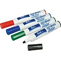 Quill Brand® Dry Erase Markers, Chisel Point, Assorted Colors, 4-Color Set (787136)