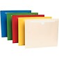 Quill Brand® Reinforced File Jacket, 2" Expansion, Legal Size, Assorted, 50/Box (74950AD)