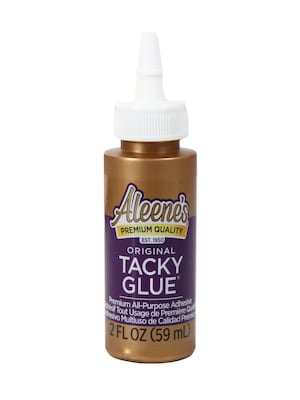 Aleenes Original Tacky Craft Glue, 2.12 oz., White, 12/Pack (16496-PK12)