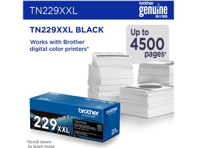 Brother TN229XXL Black Super High Yield Toner Cartridge (TN229XXLBK)