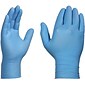 Ammex Professional Series Powder Free Nitrile Exam Gloves, Latex Free, Small, Blue, 100/Box (APFN42100)
